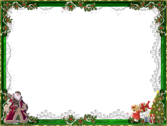 Moldura - Father Christmas Vintage Santa Claus St Nick Winter (700x531), Png Download