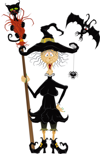 144408 1413629048 - Ведьма На Хеллоуин Рисунки (327x500), Png Download