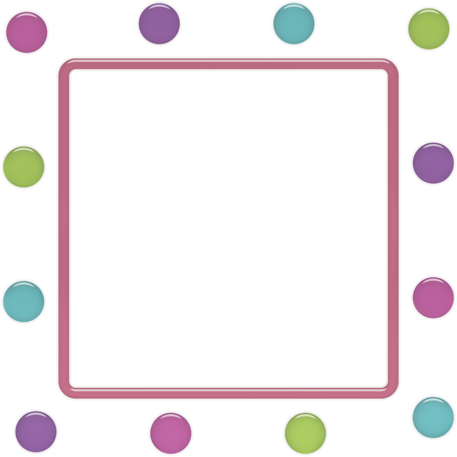 Sweet 16 Funny Polka Dots - Marco De Puntos Png (1600x1600), Png Download