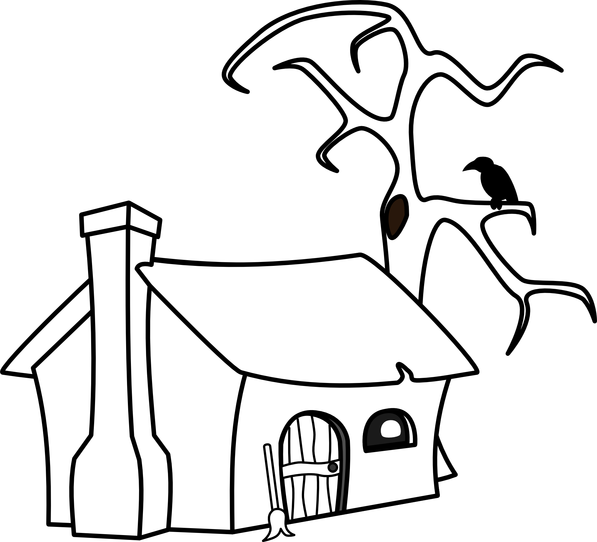 Cottage 20clipart - Hexenhaus Malvorlage (1979x1796), Png Download