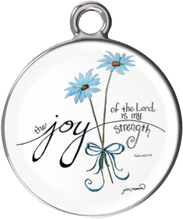 Bracelet With Charms Joy Of The Lord - Joy Of The Lord Is My Strength Clipart (480x480), Png Download