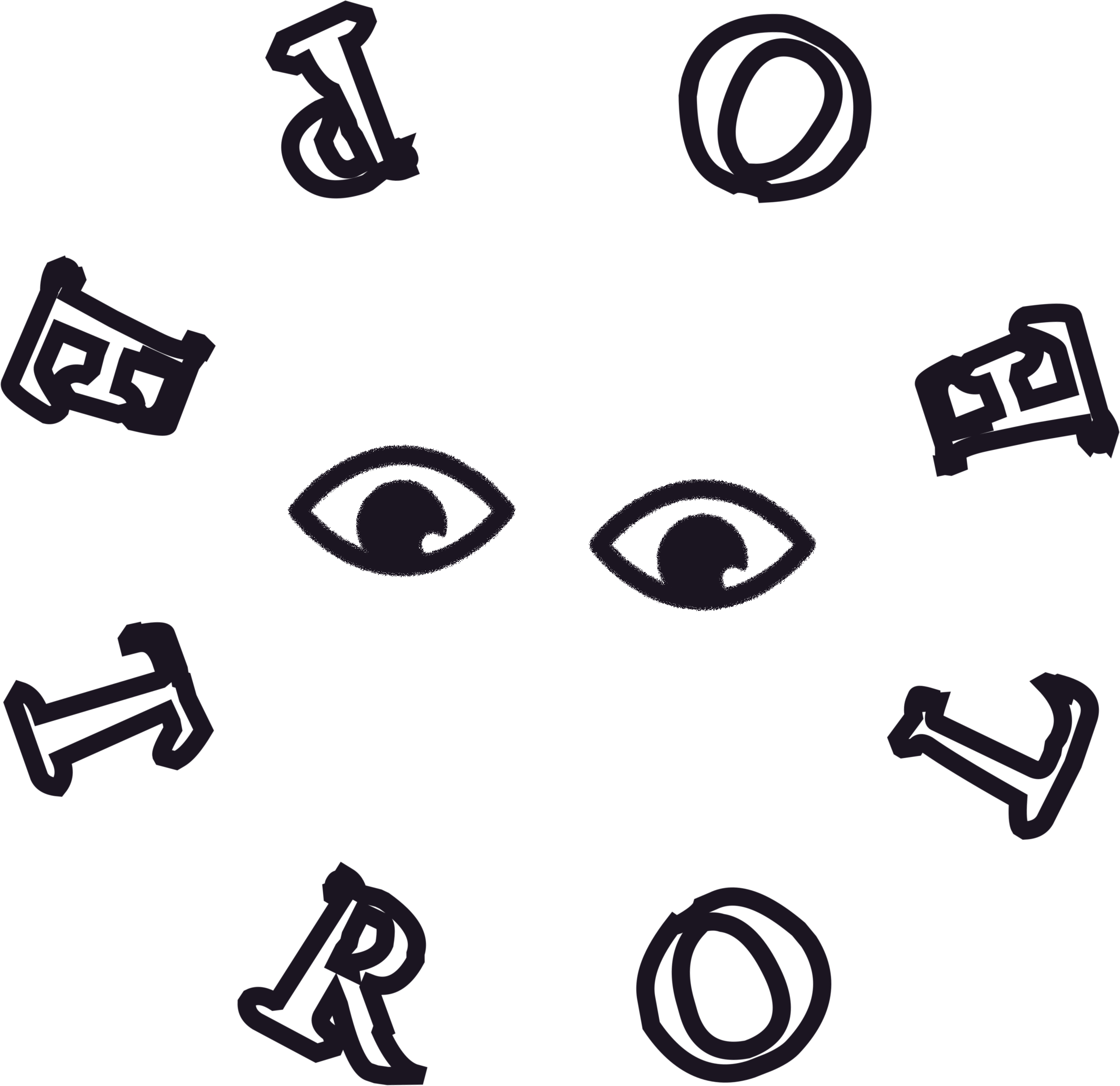 Petroleo Petróleo Ojos Eyes, Tees (2771x2686), Png Download