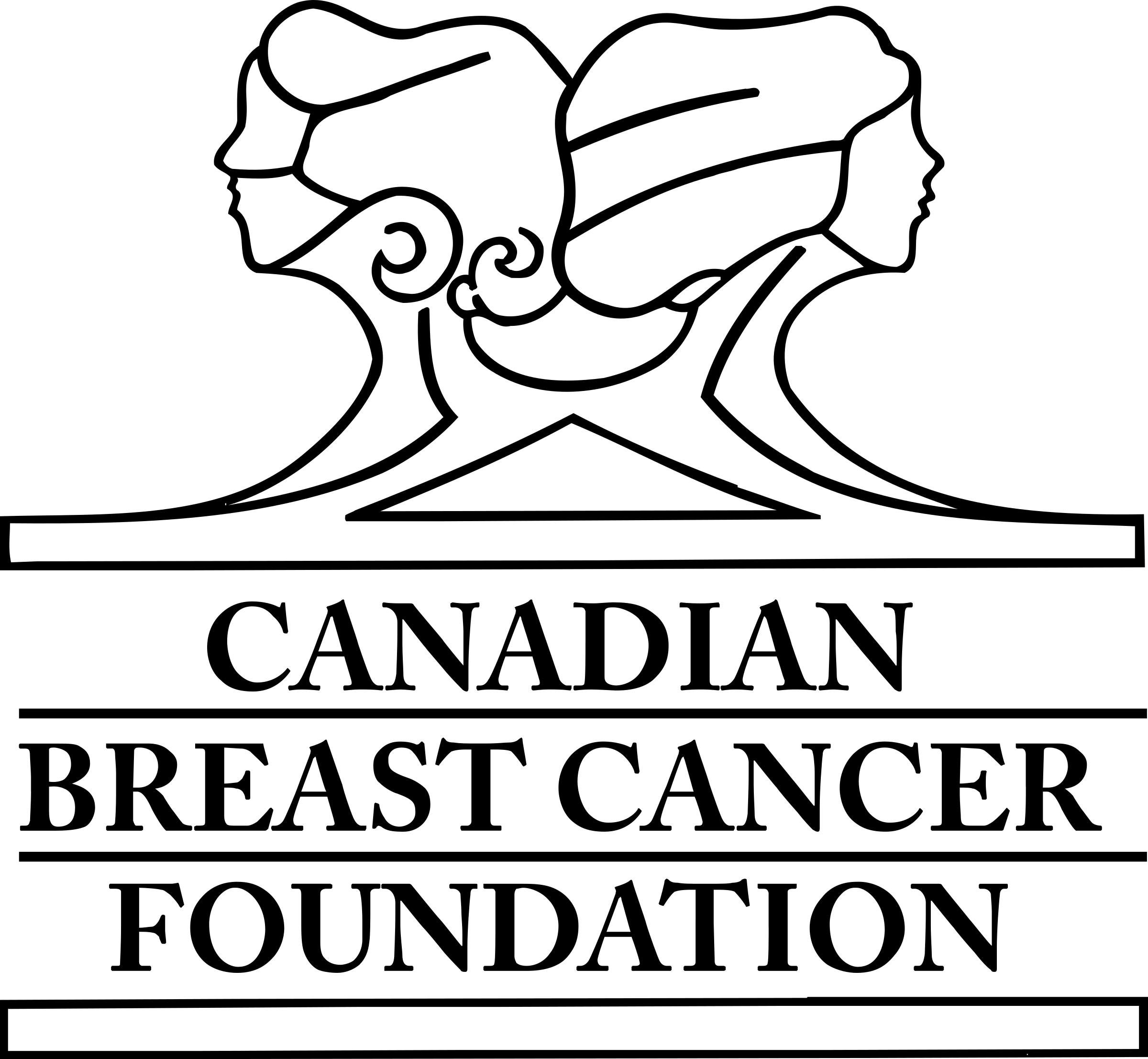 Canadian Breast Cancer 155e Logo Png Transparent - Breast Cancer (2400x2213), Png Download
