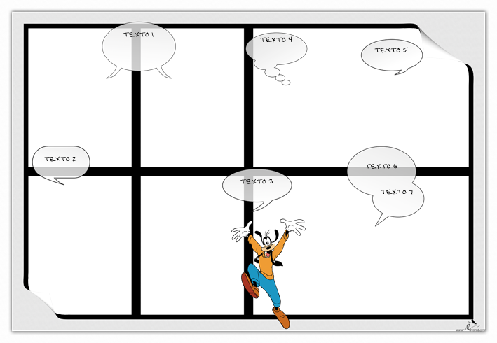 Plantilla Child 1 - Cartoon (709x490), Png Download