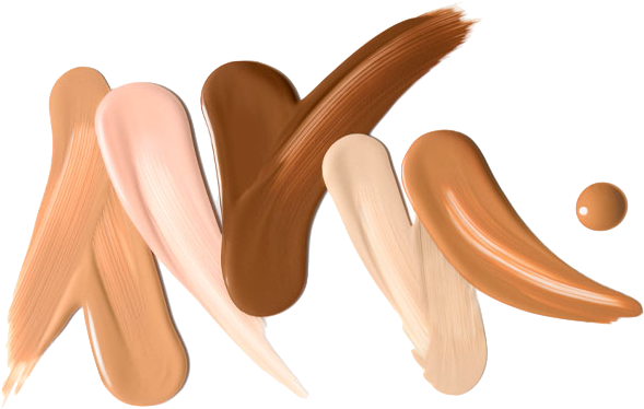 Base De Maquillaje No Comedogénica - Manchas De Base De Maquillaje (600x418), Png Download