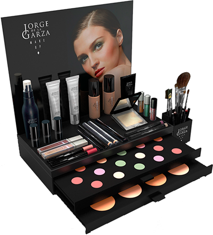 Expositor Maquillaje Profesional - Jorge De La Garza Maquillaje (432x476), Png Download