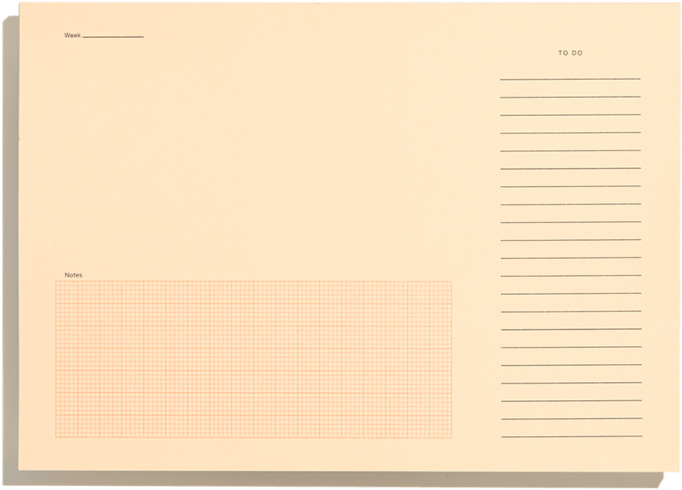 Desktop Notepad - Pale Salmon (1000x1000), Png Download