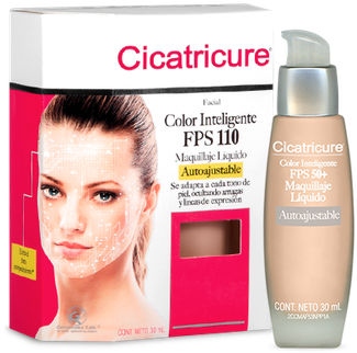 Cicatricure Maquillaje Inteligente - Cicatricure Maquillaje Color Inteligente Autoajustable (415x365), Png Download