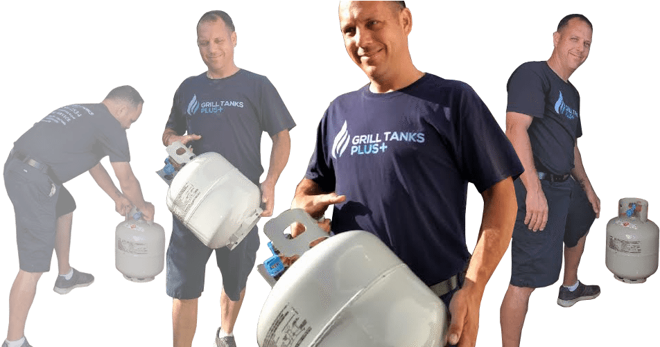 Download Paul Delivering Propane Tanks Tank Full Size PNG Image