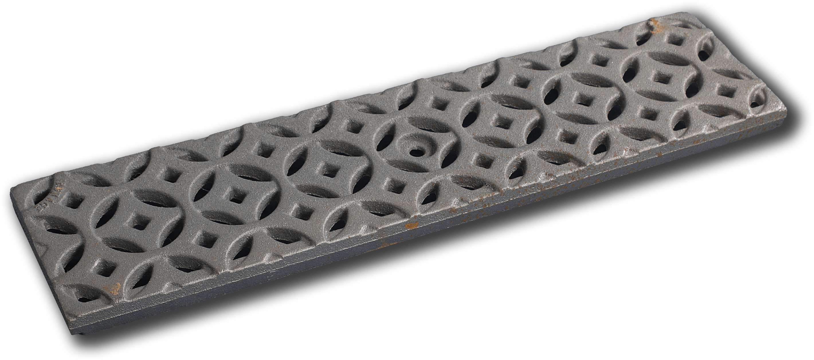 17 7/8″x4 1/16″x3/4″ Decorative Cast Iron Trench Grate - Grille (3000x2000), Png Download