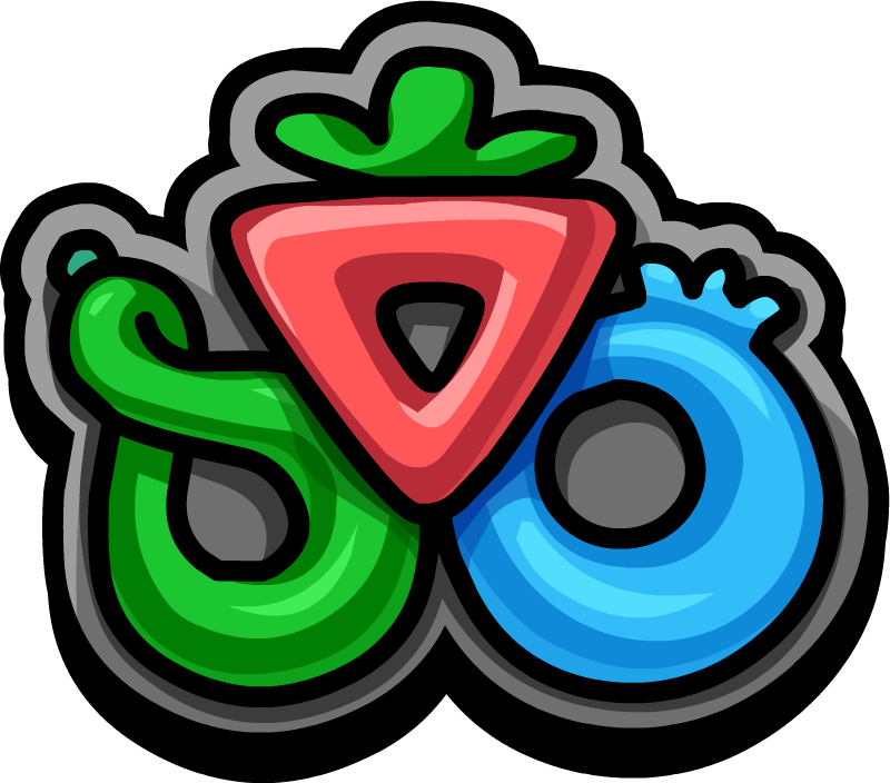 School & Skate Party Puffle Berry Mall Logo - Club Penguin Puffles Logo (800x704), Png Download