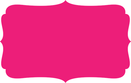 Frame Edge Dark Pink Frame Frame Frame Fra - Marco Vintage Fucsia Png (534x340), Png Download