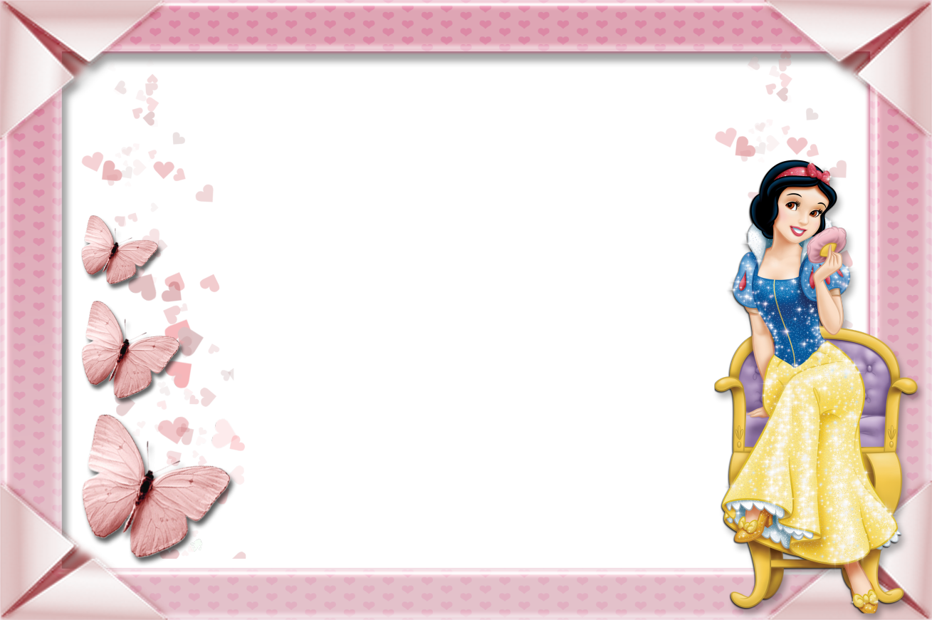 Moldura Para Fotos Branca De Neve - Marco De Blanca Nieves (1309x870), Png Download