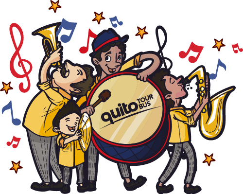 Banda - Fiestas De Quito Para Niños (500x399), Png Download