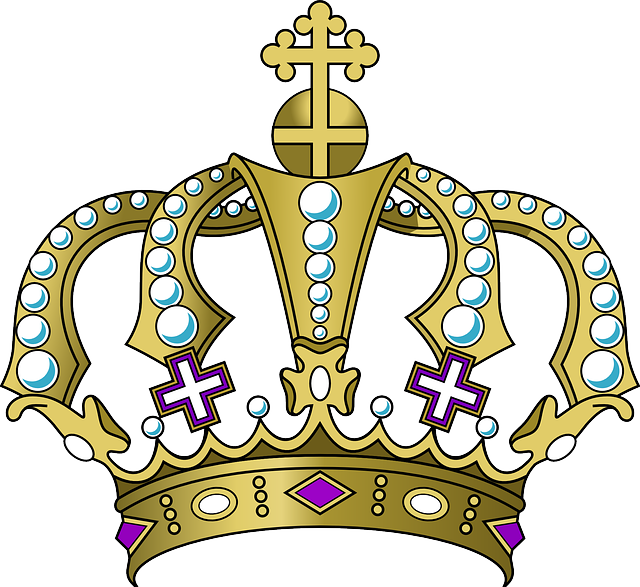 Crown King Royal Prince History Tiara Prin - Crown Clip Art Transparent (370x340), Png Download