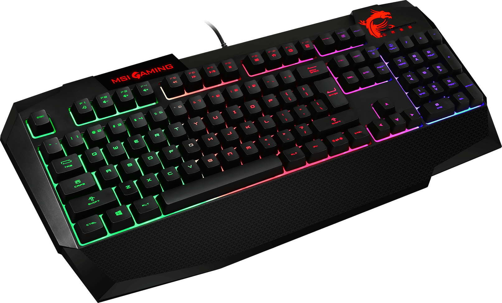 Download Msi Interceptor Ds4200 Gaming Keyboard Full Size PNG Image