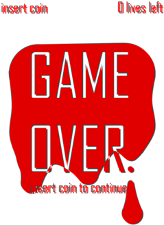 Game Over - Graphic Design (674x518), Png Download