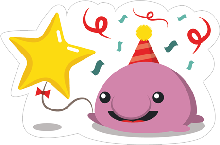 Under The Sea Adorable Creature Stickers These Travel - Cartoon (490x317), Png Download