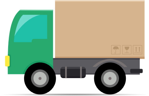 Family Moving Car Shipping - Truck (500x400), Png Download