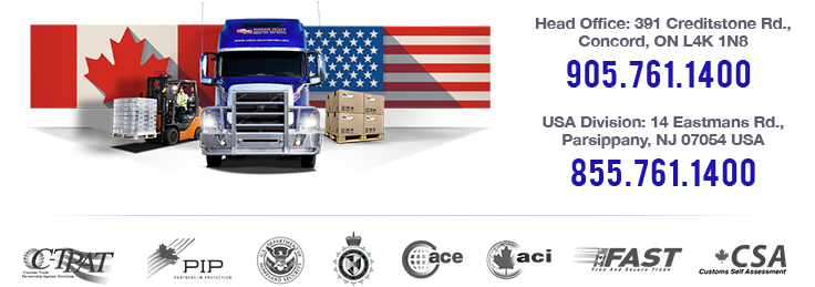 Canada, Usa Trucking - Truckload Shipping (735x290), Png Download