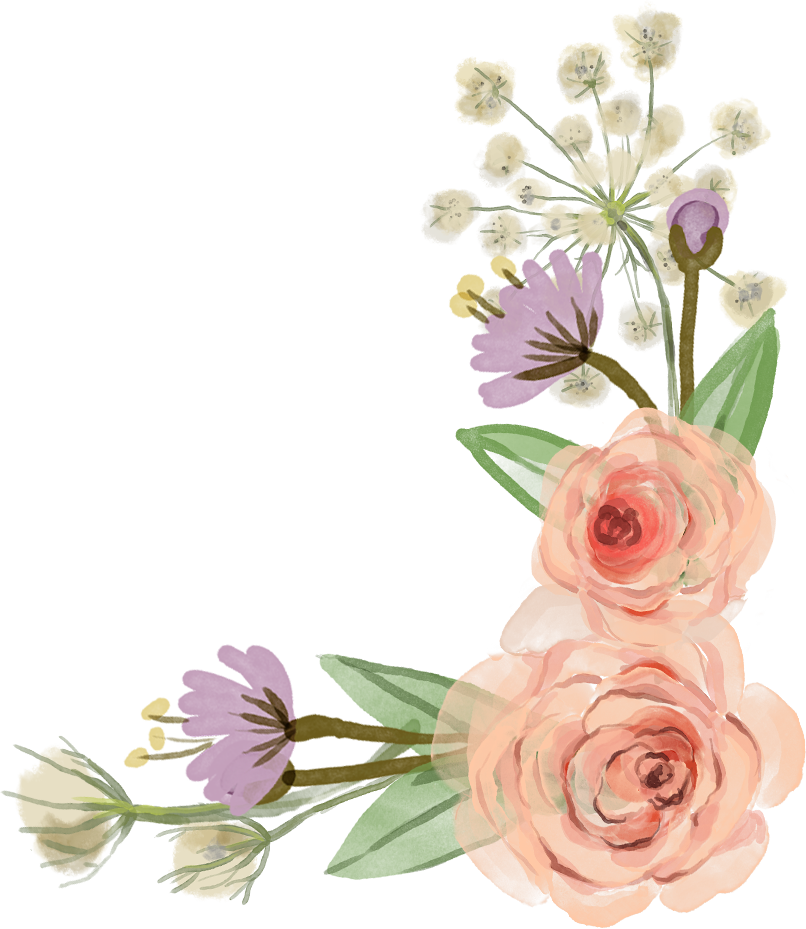 Watercolour - Clipart Flowers Border Transparent (806x929), Png Download