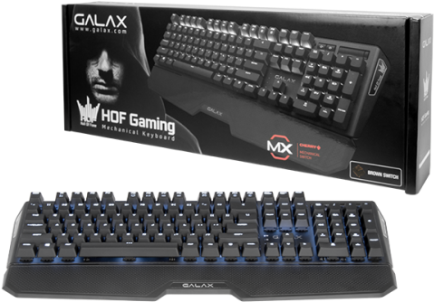 Galax Hof Mechanical Gaming Keyboard - Galax Hof Mechanical Keyboard (500x500), Png Download