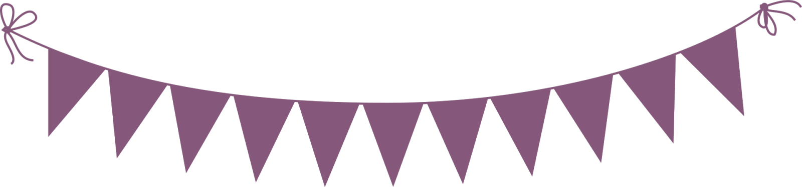 Nos Presentamos En Tres Palabras - Banderines De Colores Sin Fondo (1600x374), Png Download