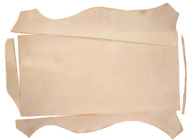 Una Piel De Pergamino De La Que Ya Han Sido Cortados - Hojas De Cuaderno Cortadas (885x702), Png Download