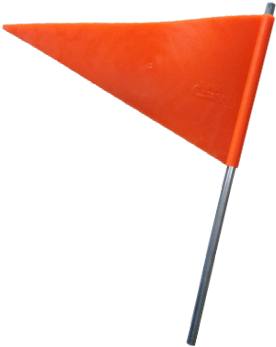 Banderín Rígido Para Tractocamión - Banderin Para Tractocamion (500x354), Png Download