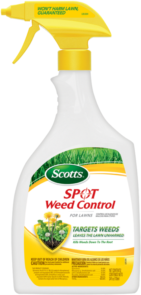 Scotts Touch Up Weed Control For Your Lawn - Scotts Spot Weed Control (390x800), Png Download
