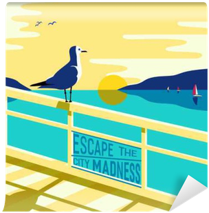Nautical Poster Concept - Illustration (400x400), Png Download