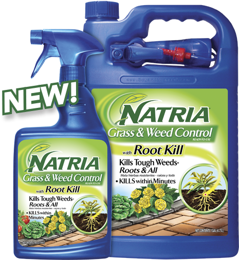 Natria® Grass & Weed Control With Root Kill (700x510), Png Download