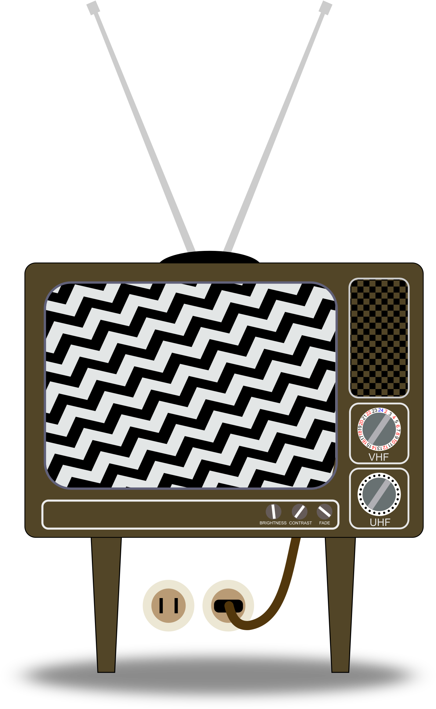Big Image - Tv Static Clip Art (1460x2400), Png Download