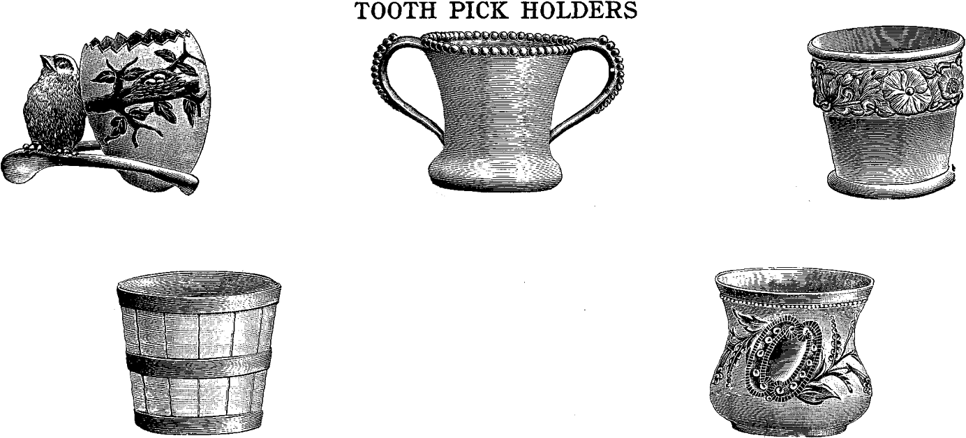 These Are Some Pretty Vintage Toothpick Holder Digital - Sketch (1600x795), Png Download