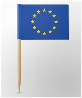 Official Flag Of European Union Toothpick Poster • - European Union (400x400), Png Download