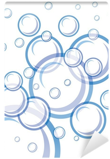 Burbujas Flotando En Fondo Blanco Wall Mural • Pixers® - Clip Art (400x400), Png Download