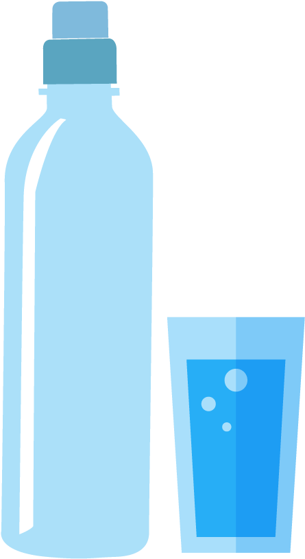 Benefícios De Ingerir Quantidade Suficiente De Água - Garrafa De Água Png (585x1008), Png Download
