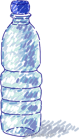 La Botella De Agua Libres De Derechos Ilustraciones - Garrafa De Água Clipart (275x480), Png Download