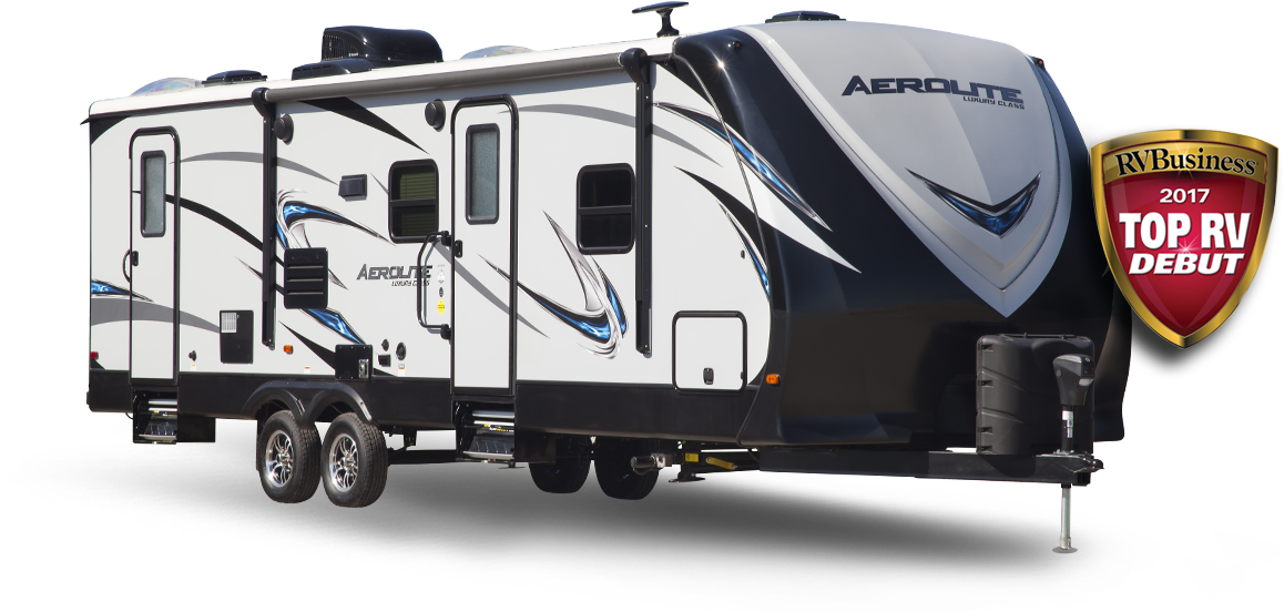 Dutchmen Aerolite Travel Trailer - Recreational Vehicle (1900x721), Png Download