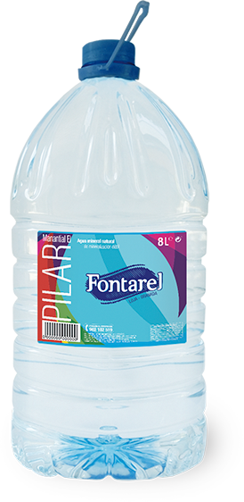 Botella 8 Litros - Fontarel (274x562), Png Download