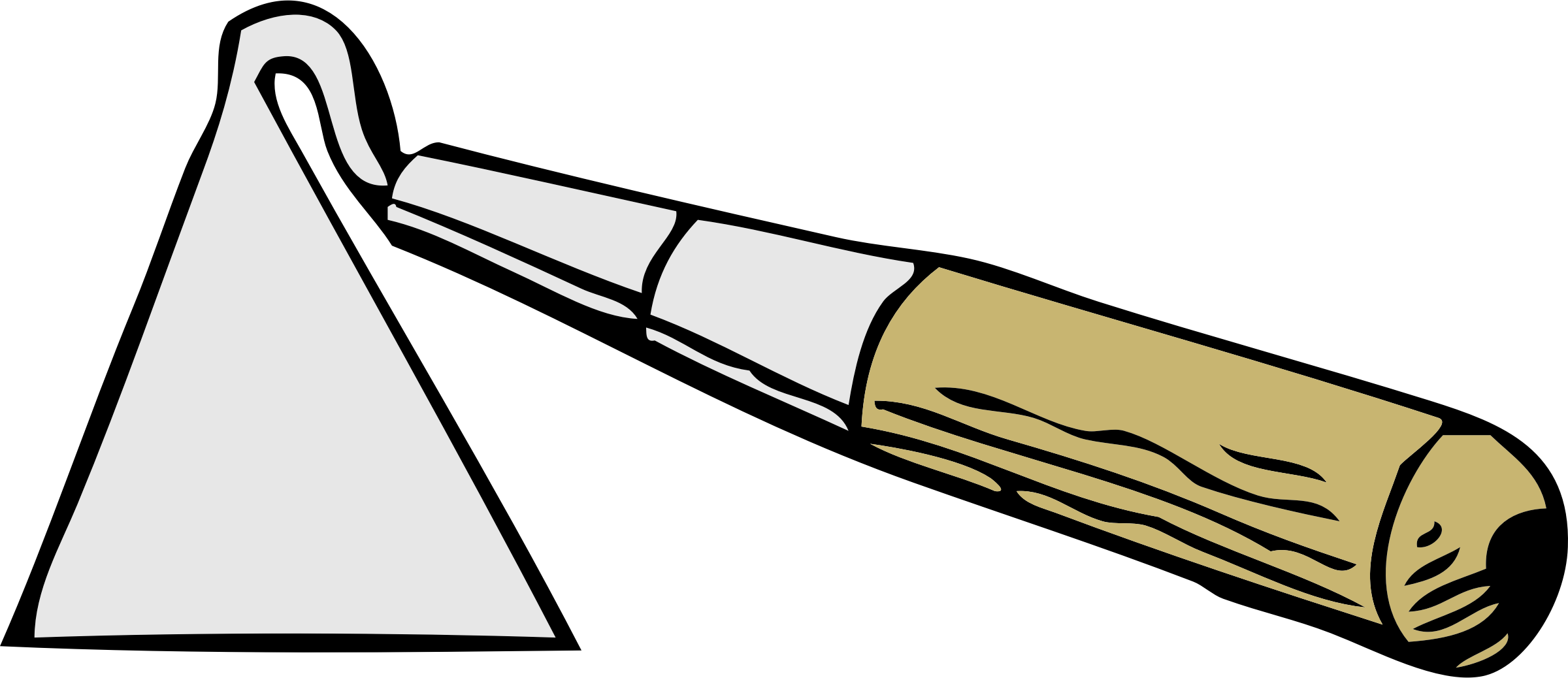 This Free Icons Png Design Of Hand Hoe (2400x1038), Png Download