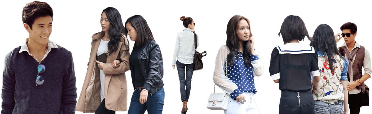 Asian People Png - Apple Iphone 4, 5, 5s, 5c, 6, 6-plus, 7, 7-plus Case (1200x400), Png Download