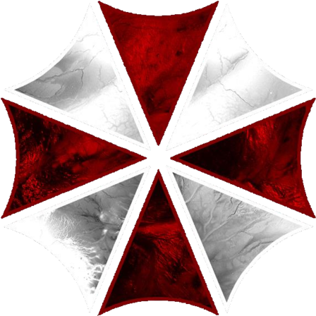 Art, Blood, And Corporation Image - Resident Evil Umbrella Png (500x470), Png Download