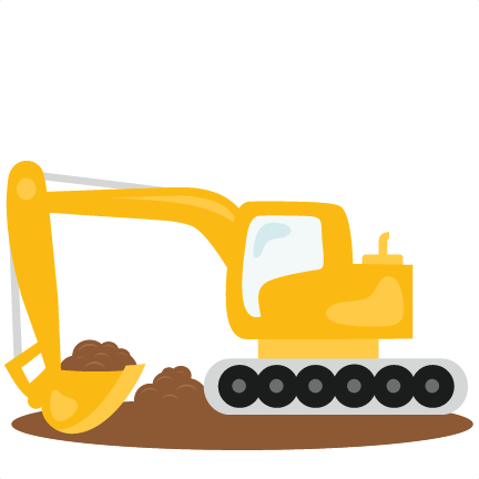 Excavator Svg Transparent Download Huge Freebie - Cute Excavator (432x432), Png Download
