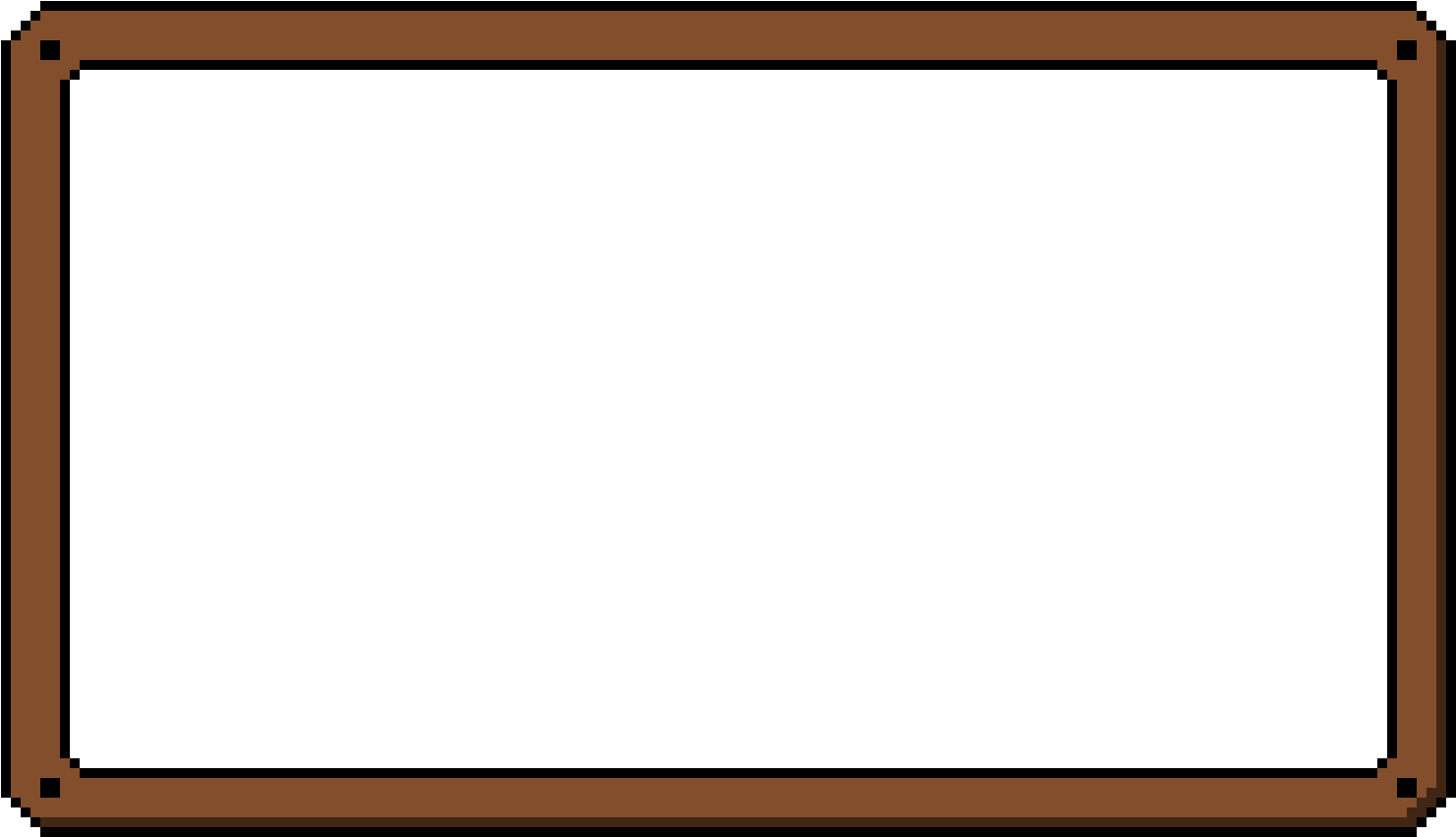 Marco De Madera - Pixel Art (1530x890), Png Download