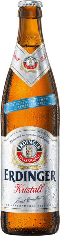 Kristall Flasche - Erdinger Weissbier (842x842), Png Download
