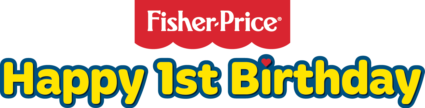 1st Birthday Png Download - Fisher Price Little People Logo (1743x445), Png Download