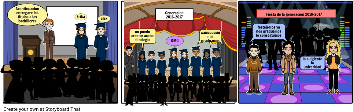 La Graduacion - Cartoon (1164x385), Png Download