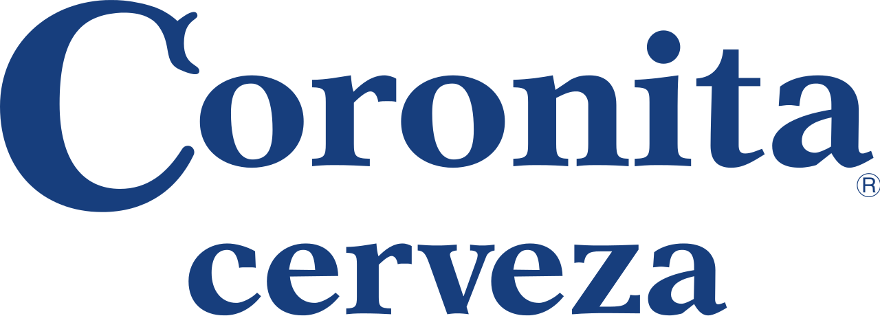 Coronita Cerveza Text Logo Blue - Logo Coronita (1280x460), Png Download
