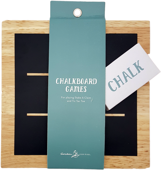 Bou Fanatic- Wooden Chalkboard Game W/ Chalk - Sketch Pad (600x600), Png Download